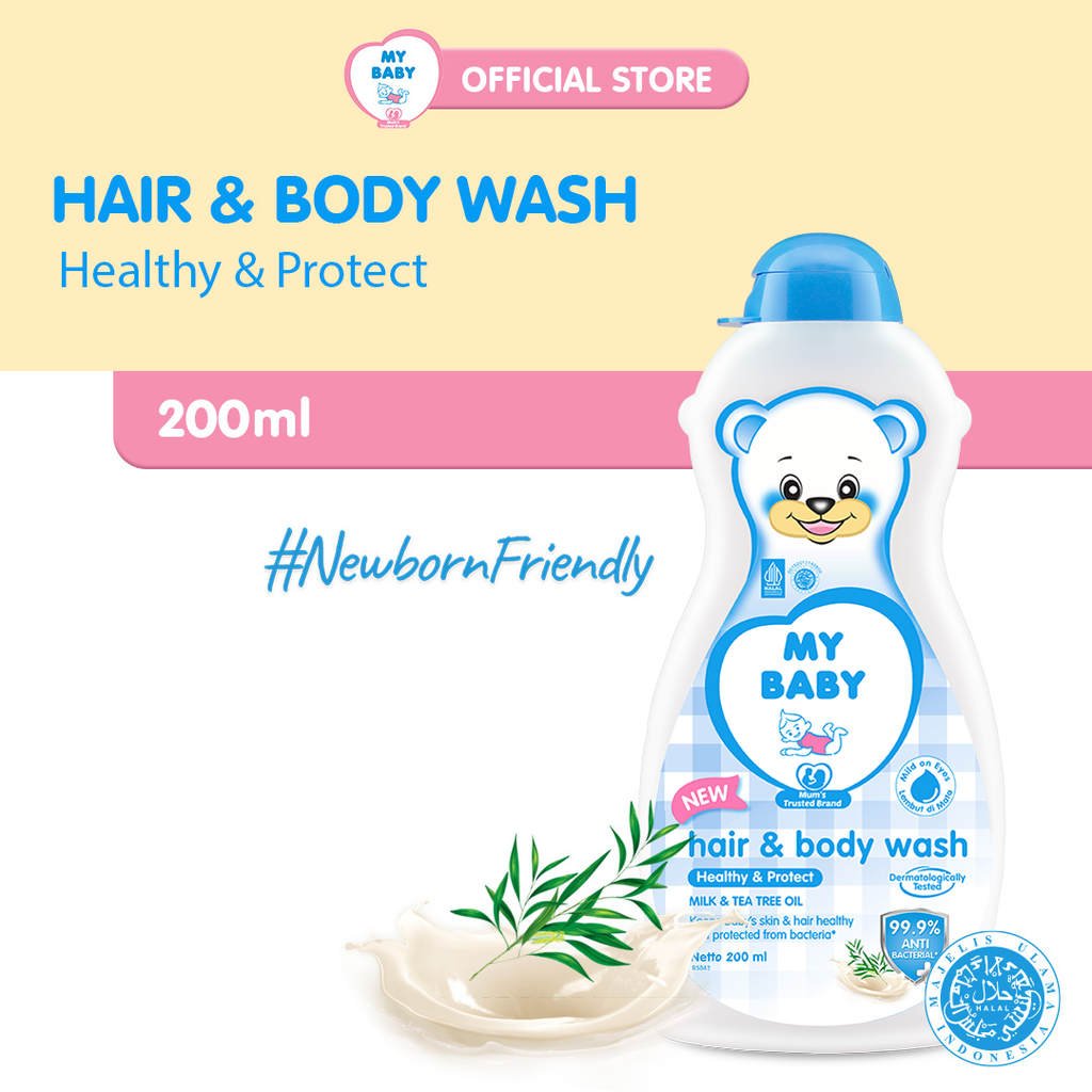 My Baby Hair & Body Wash Healthy & Protect 200ML