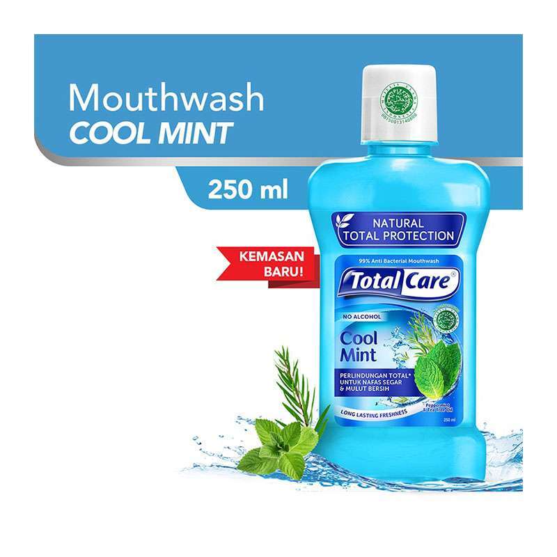 Total Care Anti Bacterial Mouthwash Cool Mint 250ML