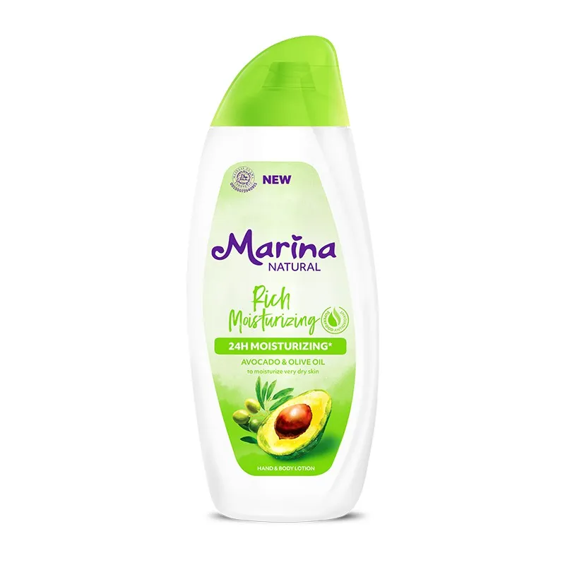Marina Natural Hand & Body Lotion Rich Moisturizing 188ML