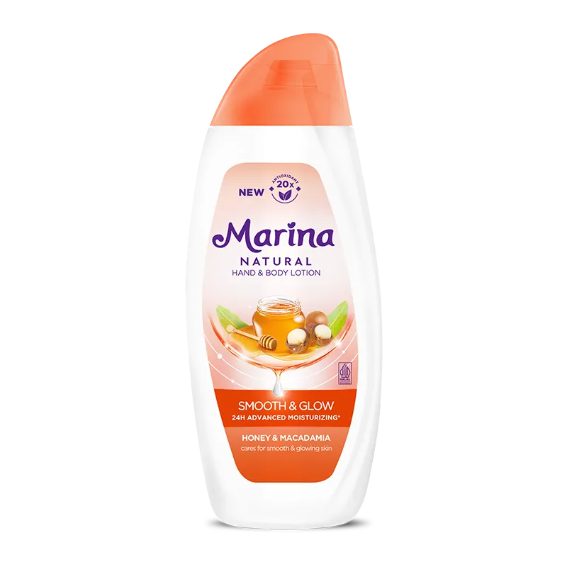 Marina Natural Hand & Body Lotion Smooth & Glow 250ML
