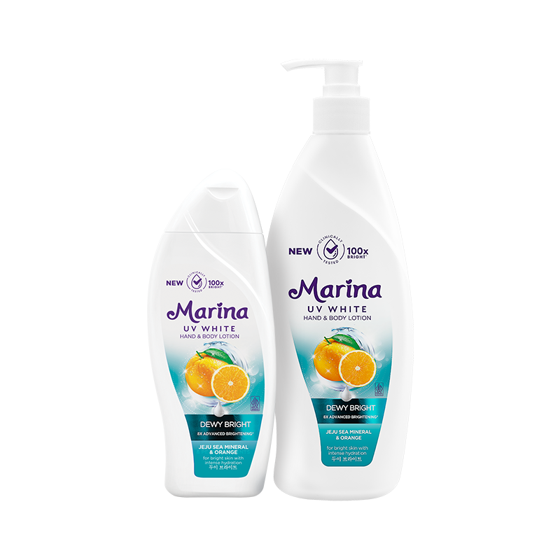 Marina UV White Hand & Body Lotion Dewy Bright 92ML
