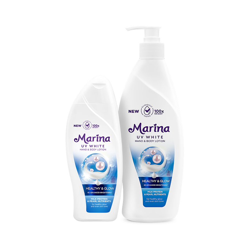 Marina UV White Hand & Body Lotion Healthy & Glow 460ML