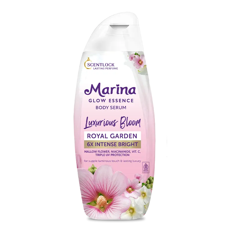 Marina Glow Essence Body Serum Luxurious Bloom Royal Garden 185ML