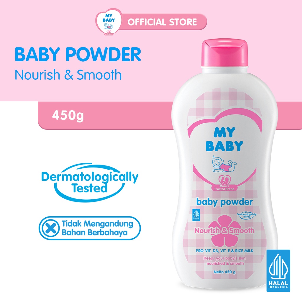 My Baby Powder Nourish & Smooth 450GR