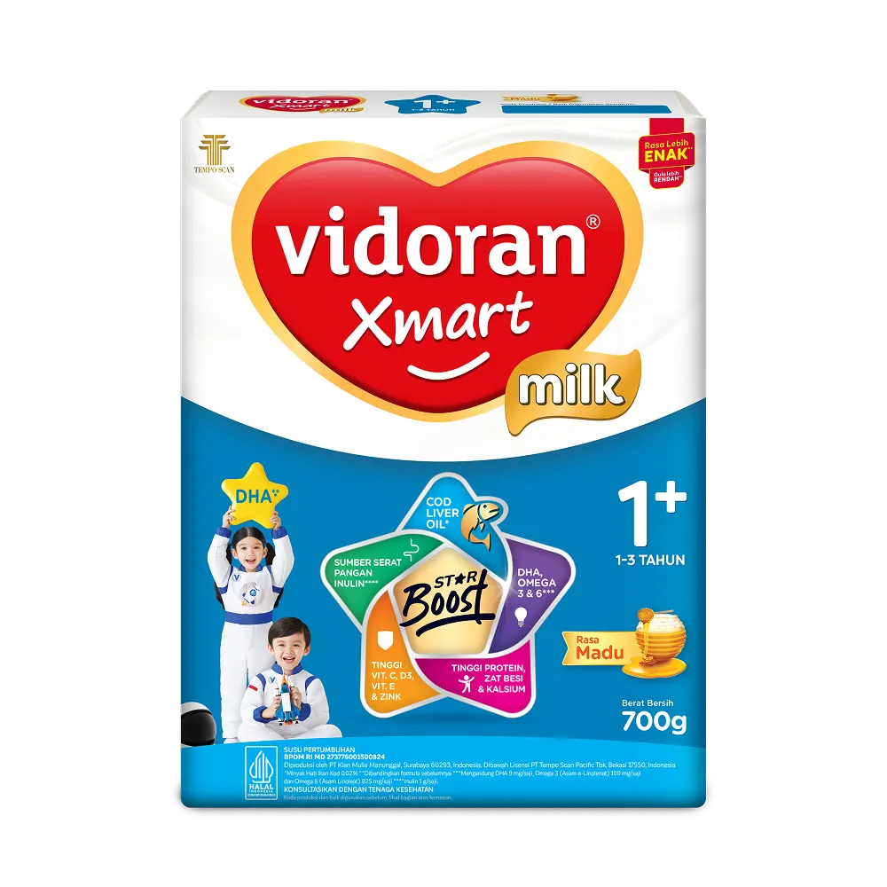 Vidoran Xmart Rasa Madu 1+ 600GR