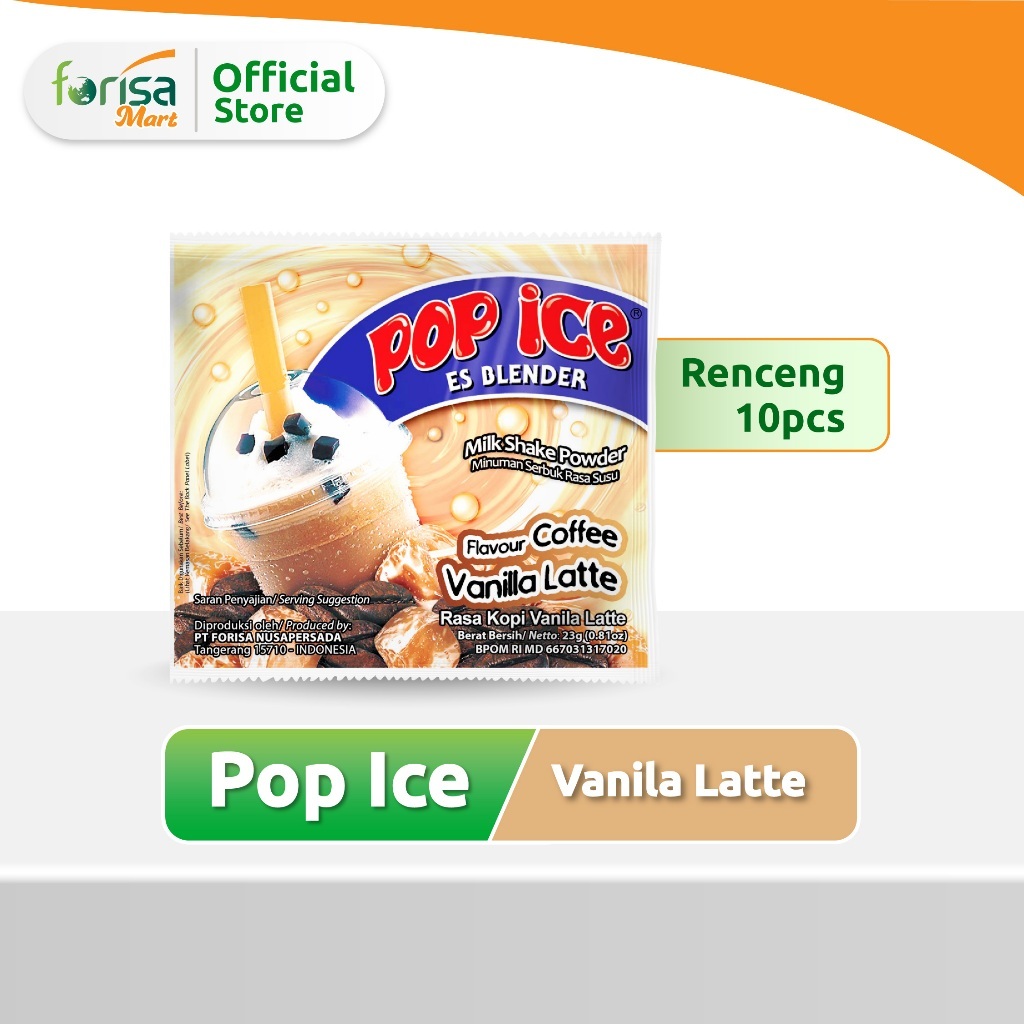 Pop Ice Vanilla Latte 10x23GR