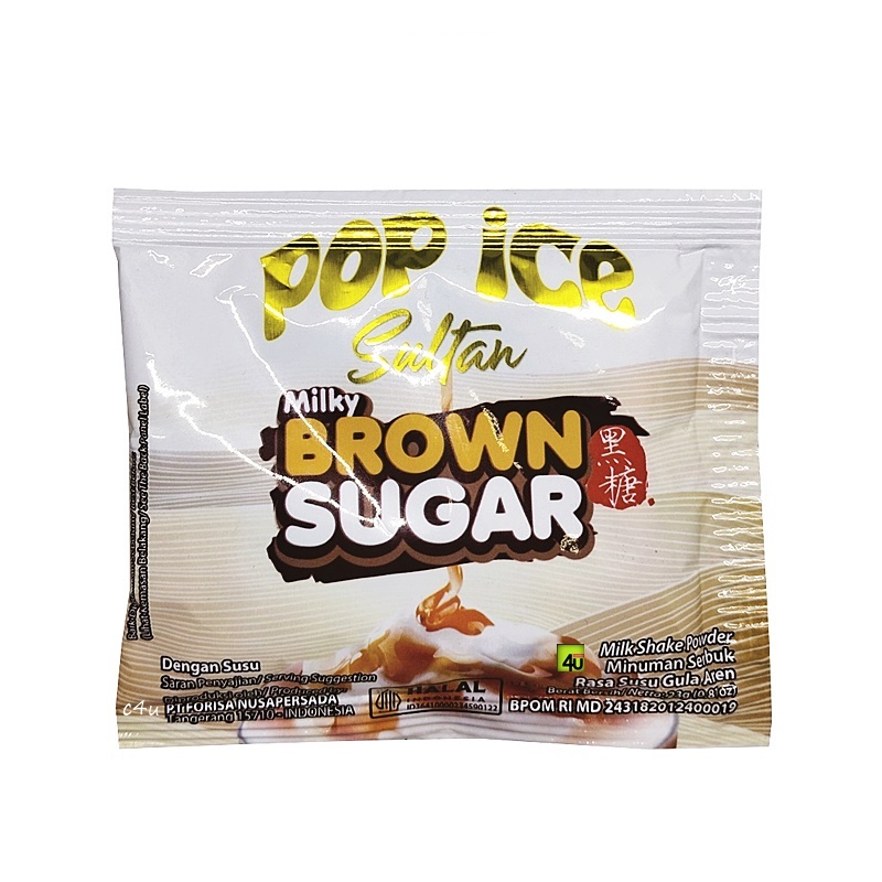 Pop Ice Sultan Milky Brown Sugar 10x23GR