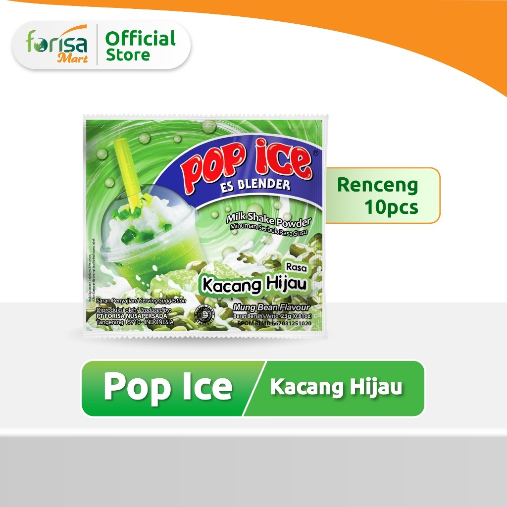 Pop Ice Kacang Hijau 10x23GR