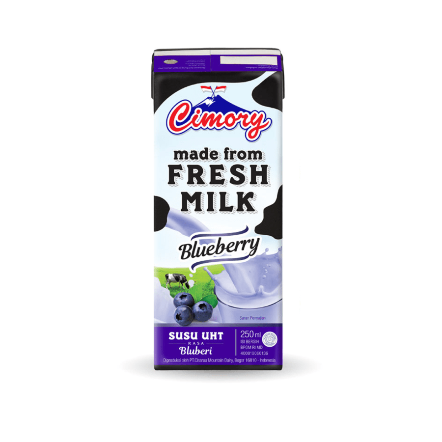 Cimory UHT Fresh Milk Blueberry 250ML
