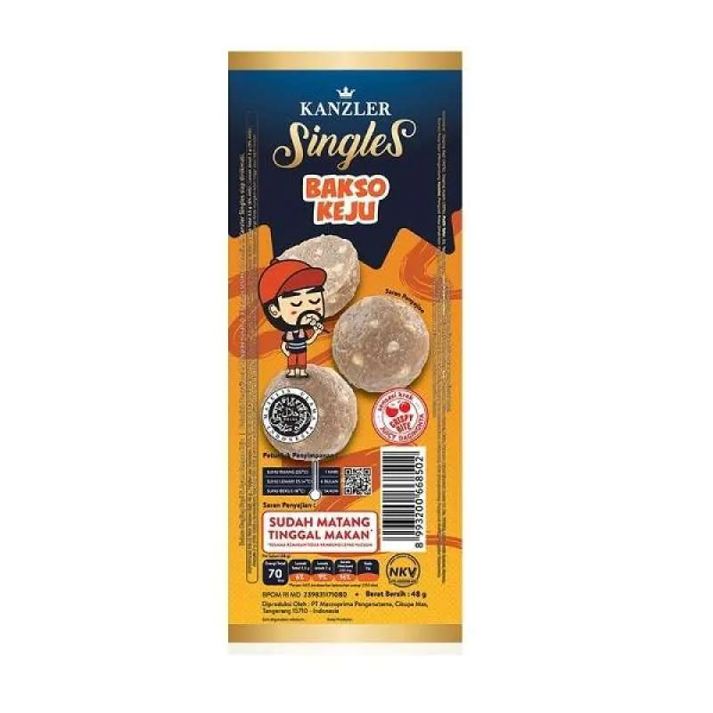 Kanzler Singles Bakso Keju 48GR
