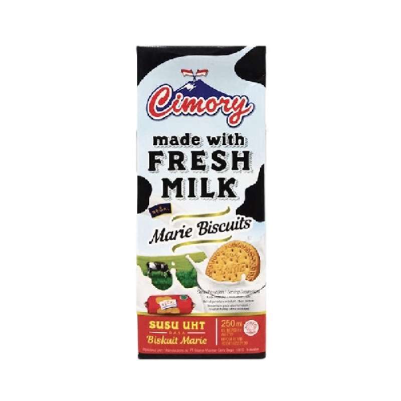 Cimory UHT Fresh Milk Marie Biscuits 250ML