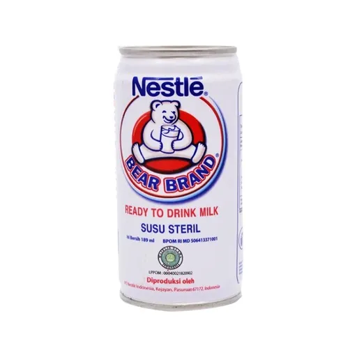 Bear Brand Susu Steril Can 189ML