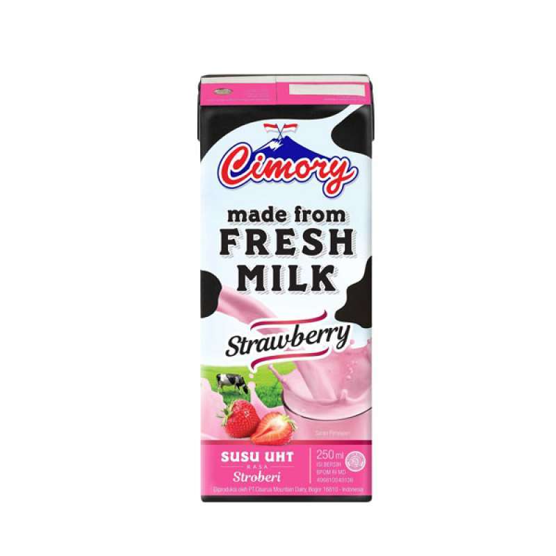 Cimory UHT Fresh Milk Strawberry 250ML