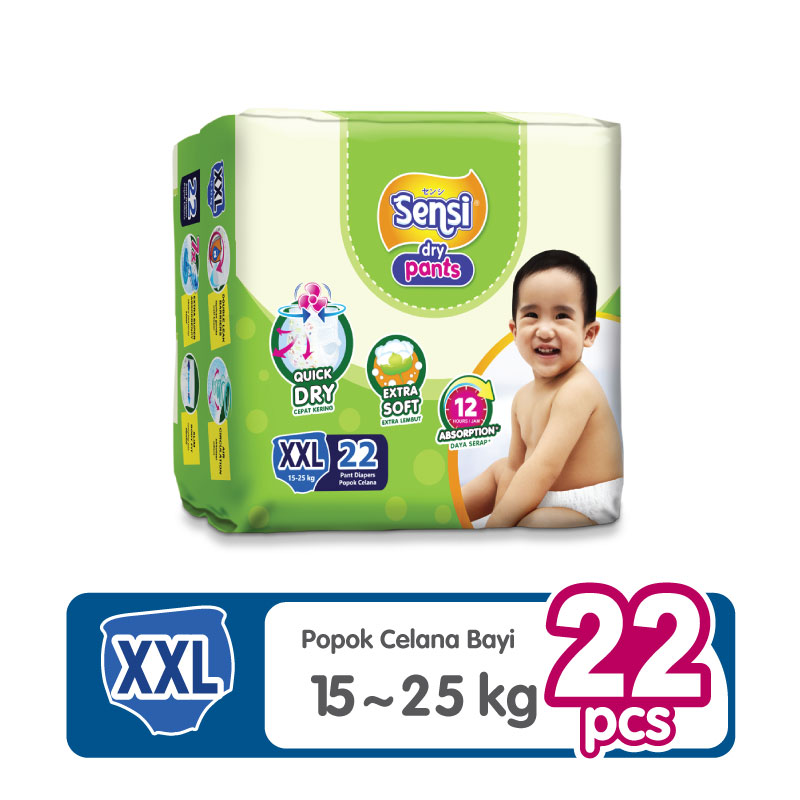 Sensi Dry Pants XXL 22PCS