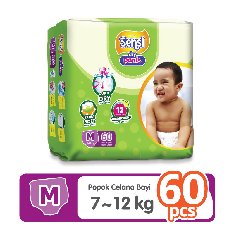 Sensi Dry Pants M 60PCS