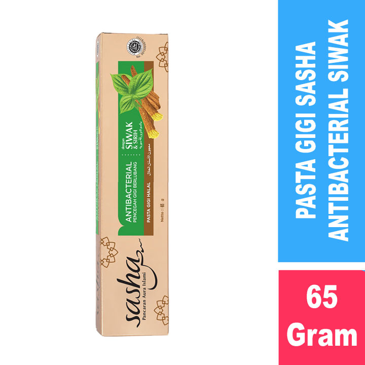 Sasha Pasta Gigi Anti Bacterial 65GR