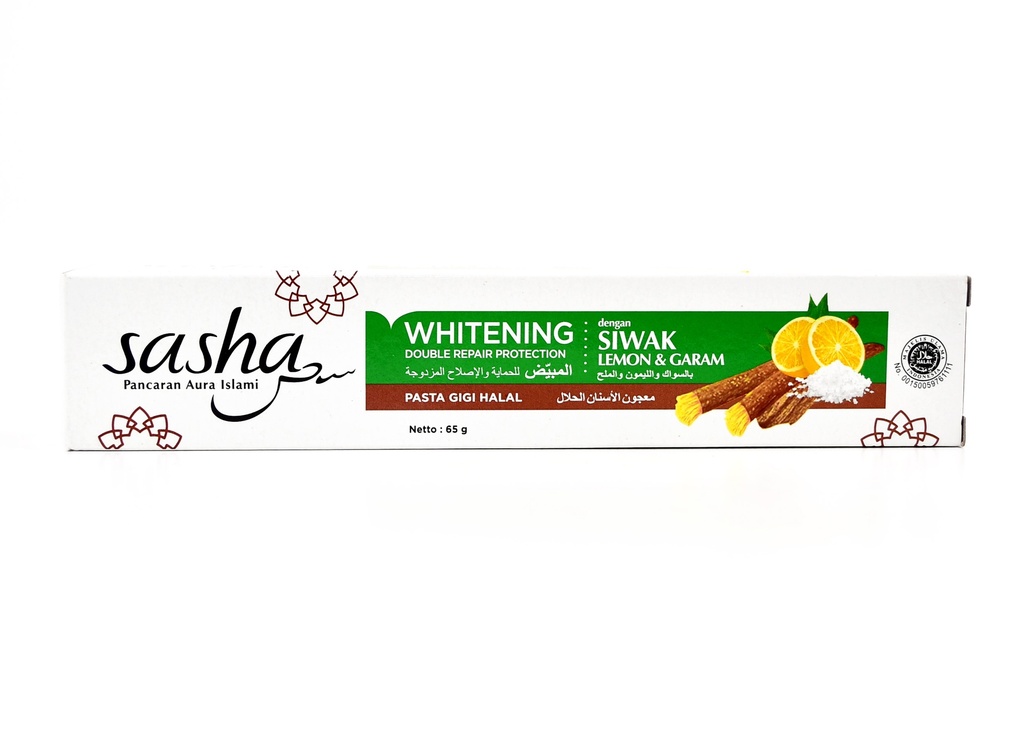 Sasha Pasta Gigi Whitening 65GR