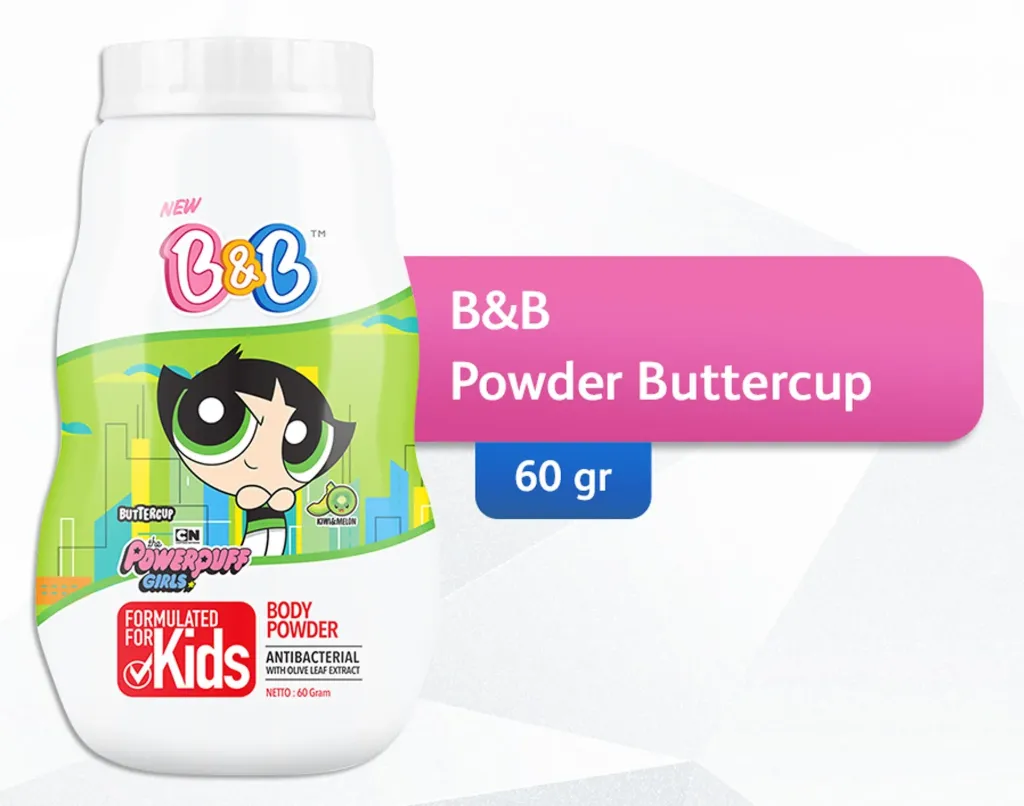 B&B Kids Body Powder Butercup 60GR