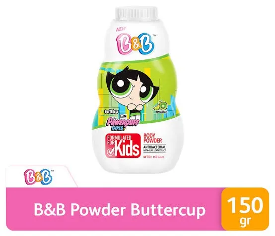 B&B Kids Body Powder Butercup 150GR
