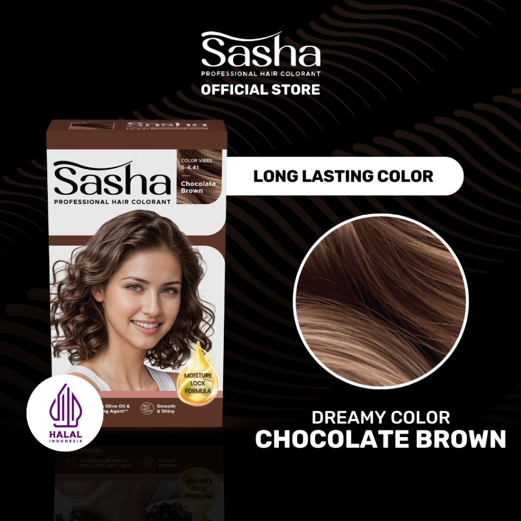 Sasha Hair Color Chocolate Brown 25GR