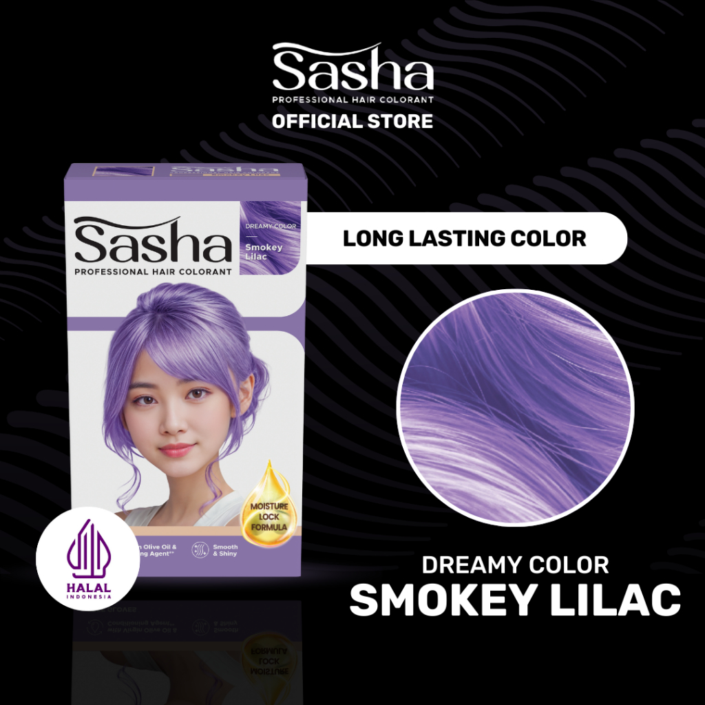 Sasha Hair Color Smokey Lilac 25GR
