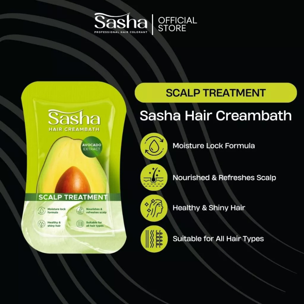 Sasha Hair Creambath Avocado 30GR