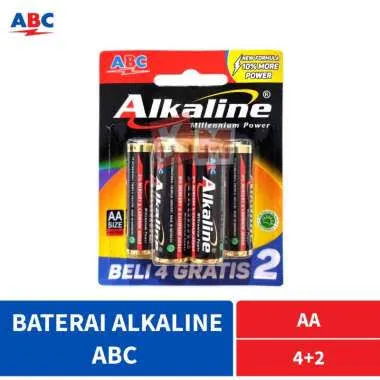 Alkaline Millennium Power 4+2 AA 1.5V
