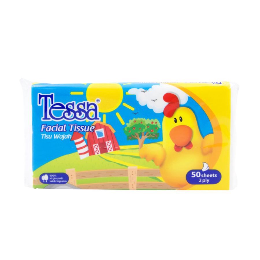 Tessa Facial Tissue 2ply 50S