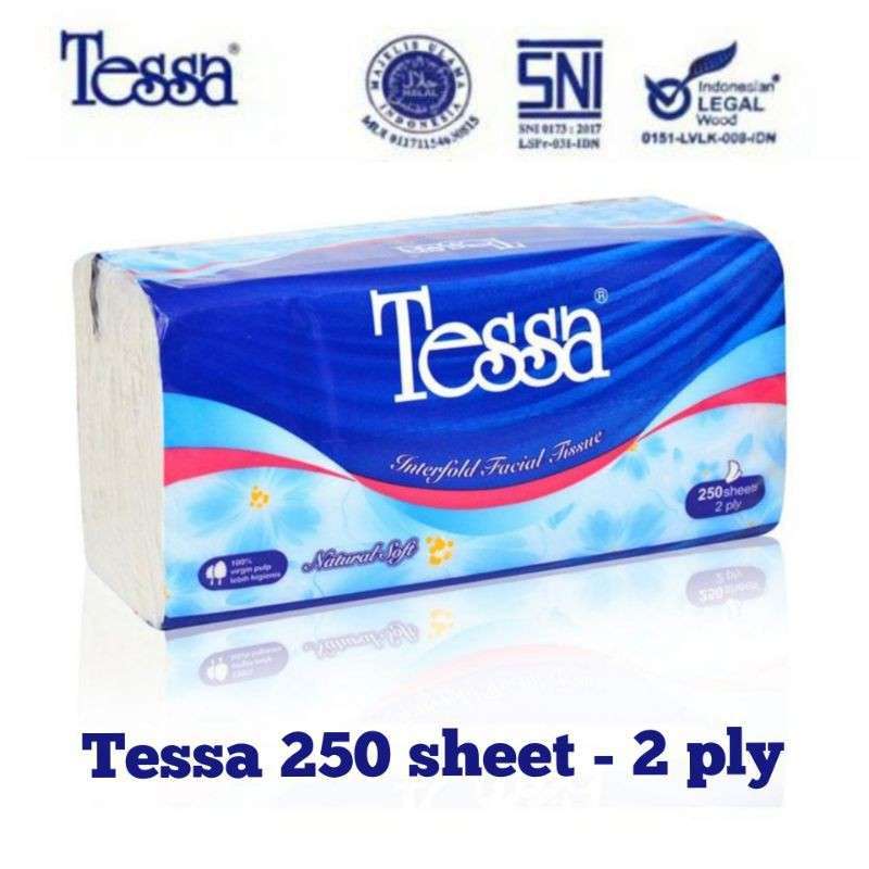 Tessa Facial Tissue 2ply 250S