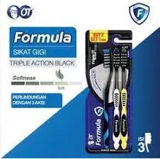 Formula Triple Action black 2+1PCS