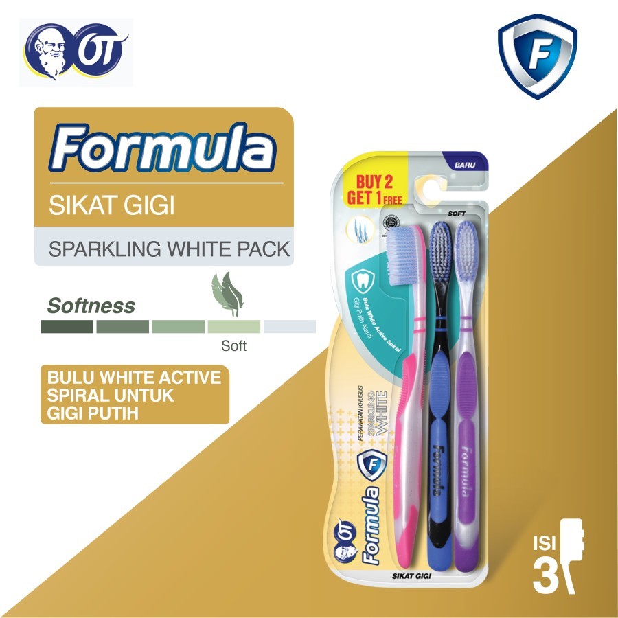 Formula Sparkling White 2+1PCS