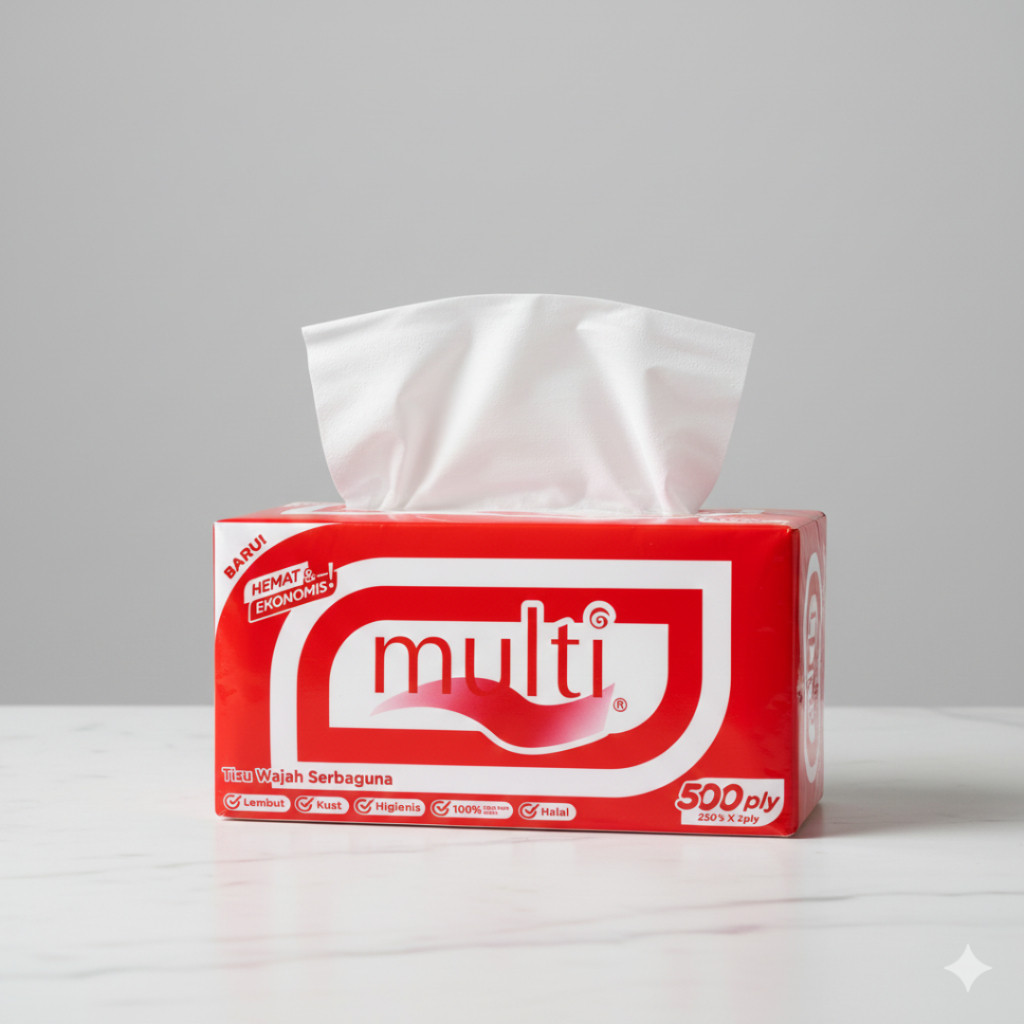 Multi Facial Tissue 500S