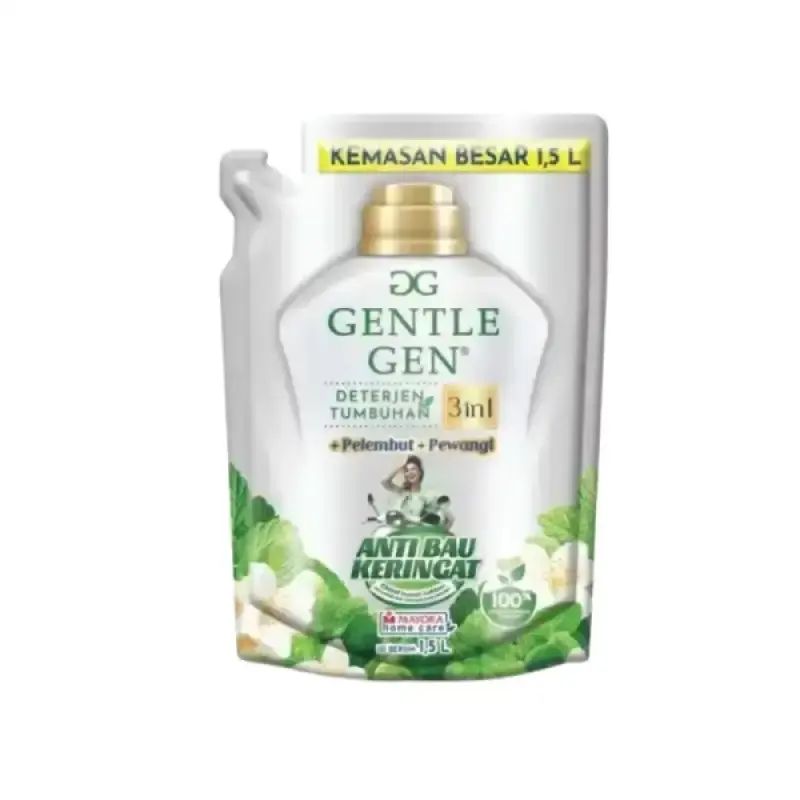 Gentle Gen Detergen Cair 3in1 Anti Bau Keringat Pch 1.5KG