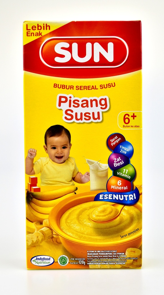 Sun Bubur Sereal Susu Pisang Susu 120GR