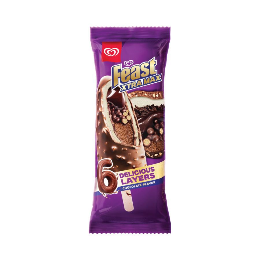 Walls Feast Extra Max 6 Delicious Layers Chocolate Flavoe 73ML