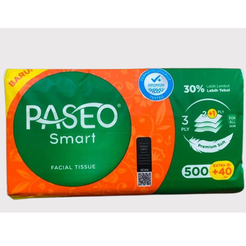 Paseo Smart Facial Tissue 3ply 540S