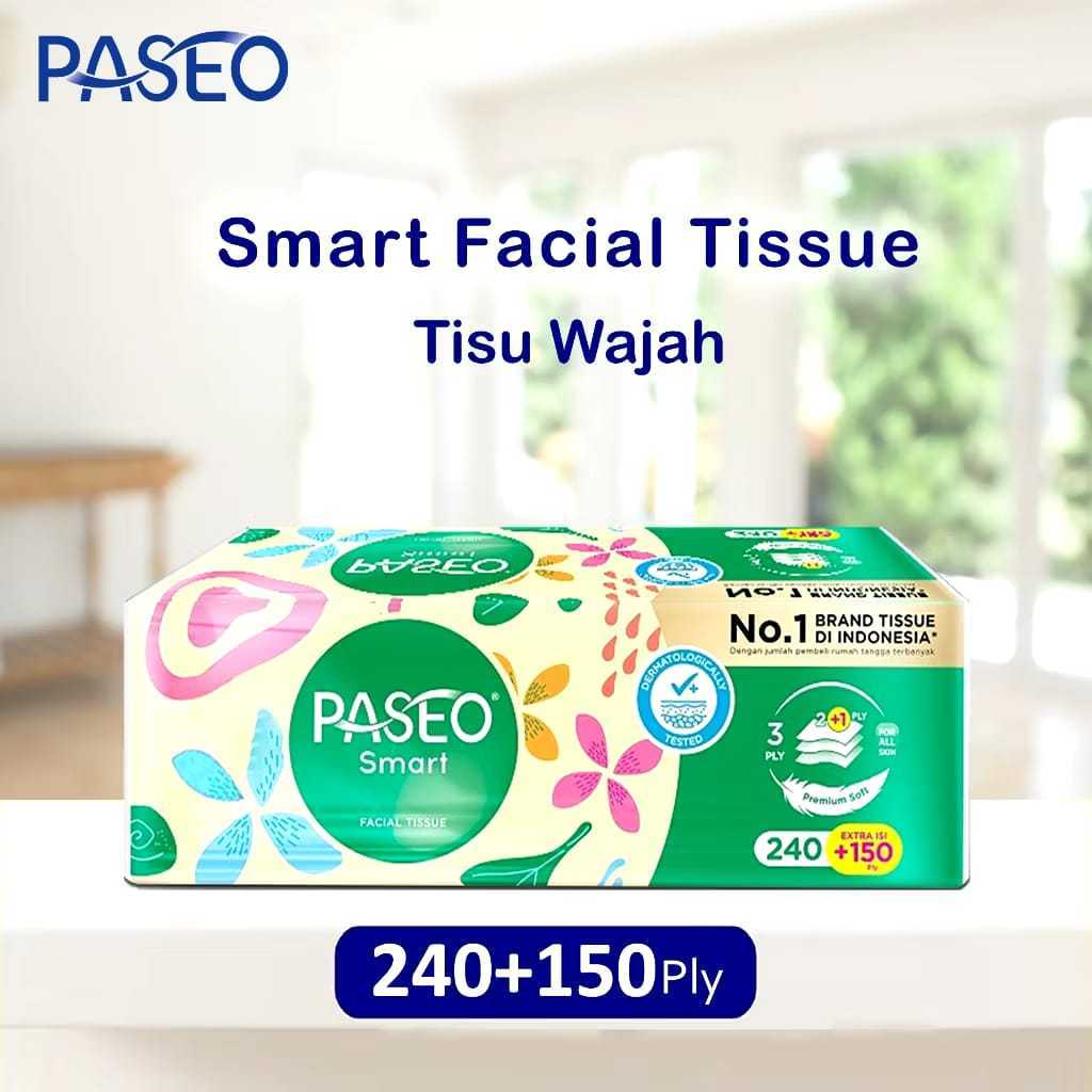 Paseo Smart Facial Tissue 3ply 390S
