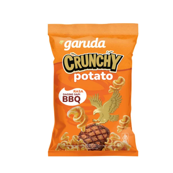 Garuda Crunchy Potato Twister Daging Sapi Barbeque 16GR