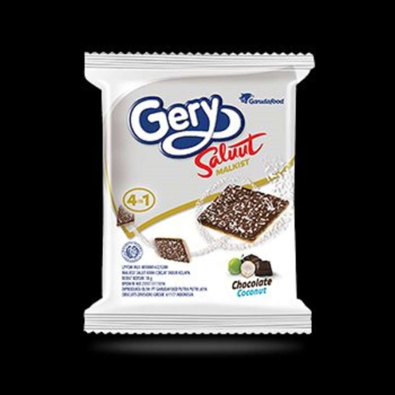 Gerry Saluut Malkist Chocolate Coconut 19GR