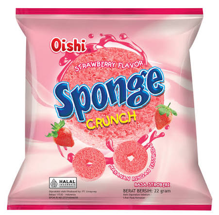 Oishi Sponge Strawberry 22GR