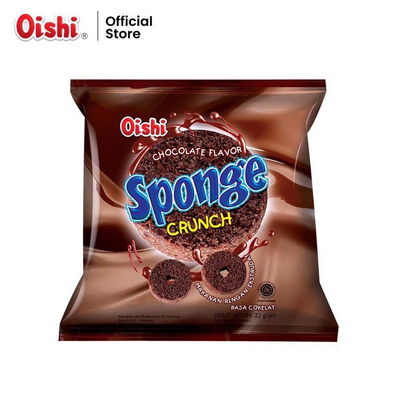 Oishi Sponge Coklat 22GR