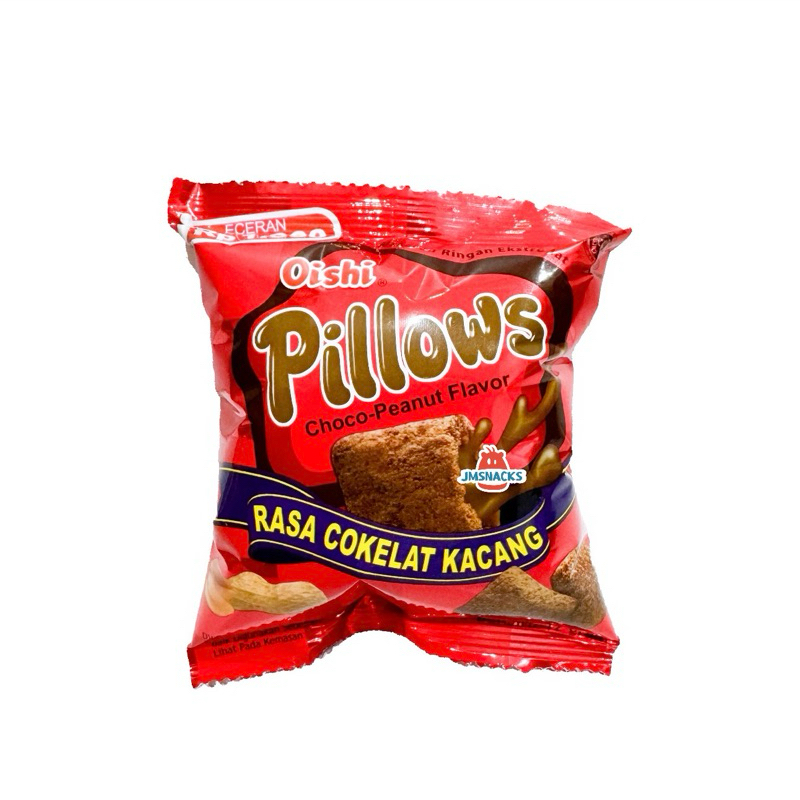 Oishi Pillows Coklat Kacang 12GR