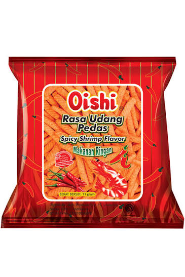 Oishi Spicy Shrimp Udang Pedas 10GR