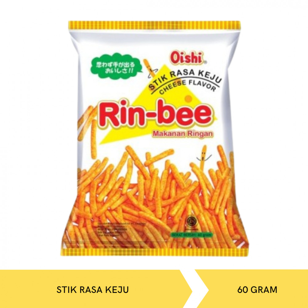 Oishi Rin Bee Stick Keju 60GR