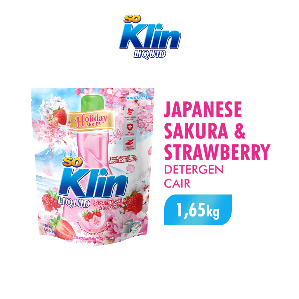 So Klin Detergen Cair Sakura 1.65KG