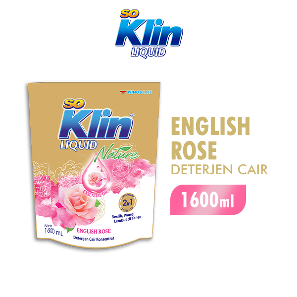 So Klin Detergen Cair Rose 1.65KG