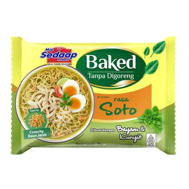 Mie Sedaap Baked Rasa Soto 76GR