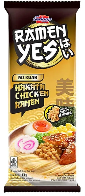 Mie Sedaap Ramen Yes Hakata Chicken Ramen 88GR