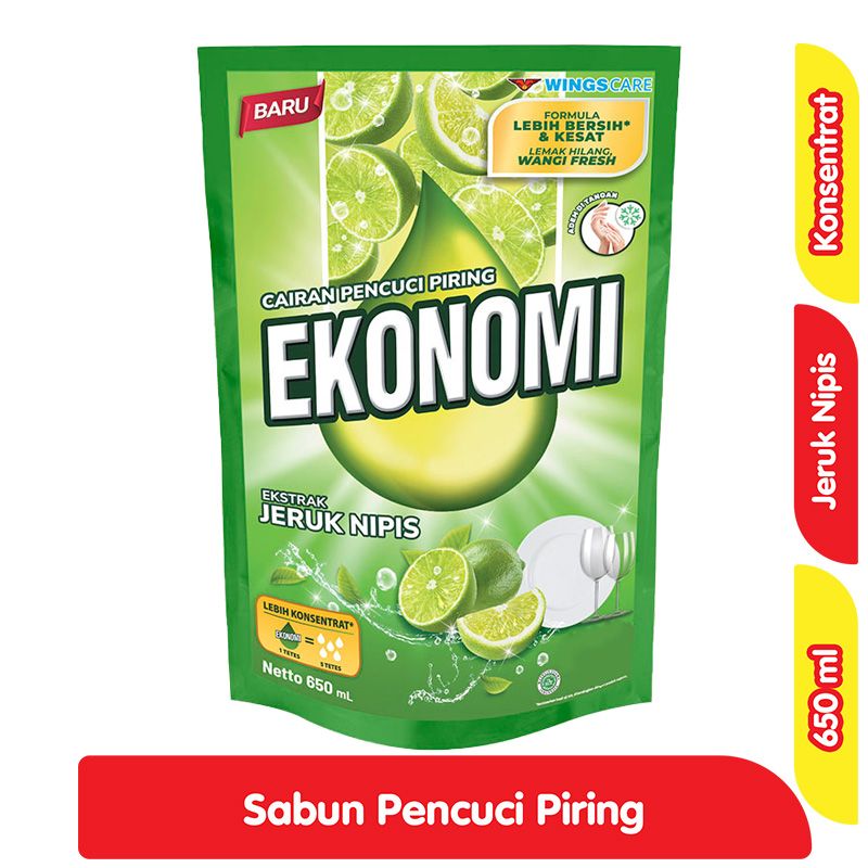 Ekonomi Sabun Pencuci Piring Ekstrak Jeruk Nipis Pch 675ML