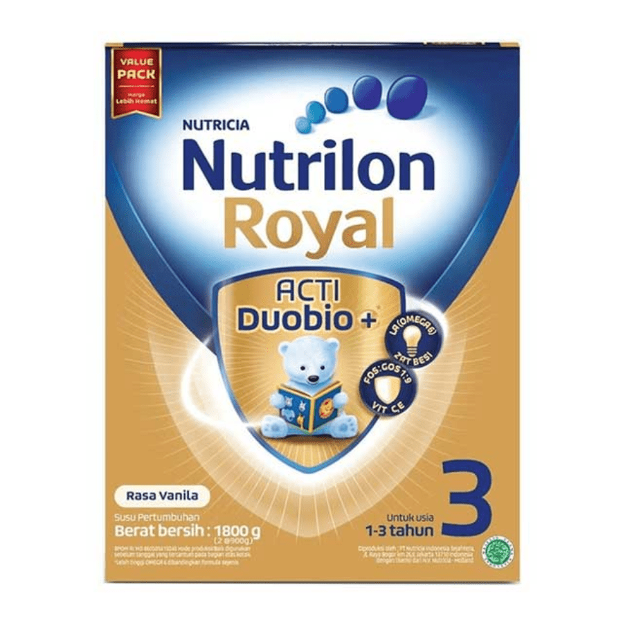 Nutrilon Royal Acti Duobio 3 1-3 Tahun Vanila 1800GR